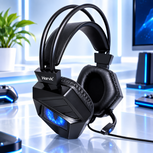 AUDIFONOS CASCO GAMER HARVIC WRCB 731